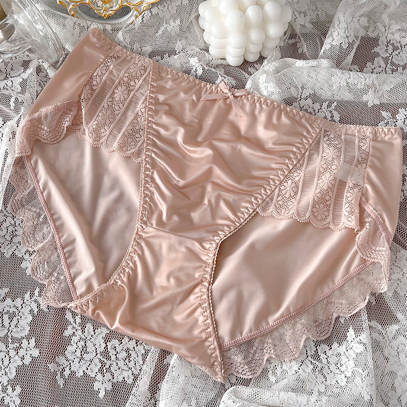 Odai nekenksmingas „Ice Silk“ patogus atlasinis apatinis trikotažas